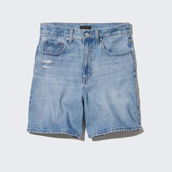 UNIQLO HIGH RISE DENIM SHORTS - 25 - Picture 3 of 11